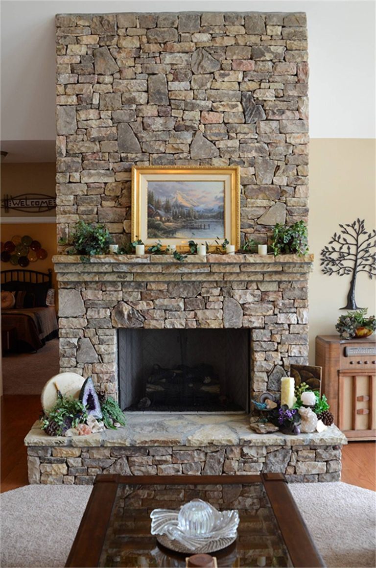 Faux Rock Fireplace Ideas Inspiration Installation Buying Guide