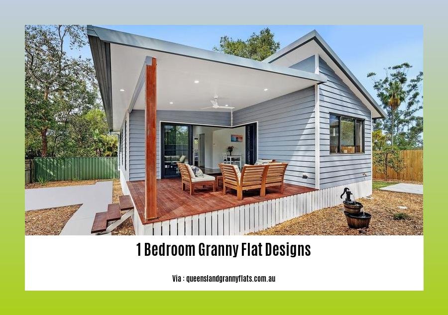 1 bedroom granny flat designs