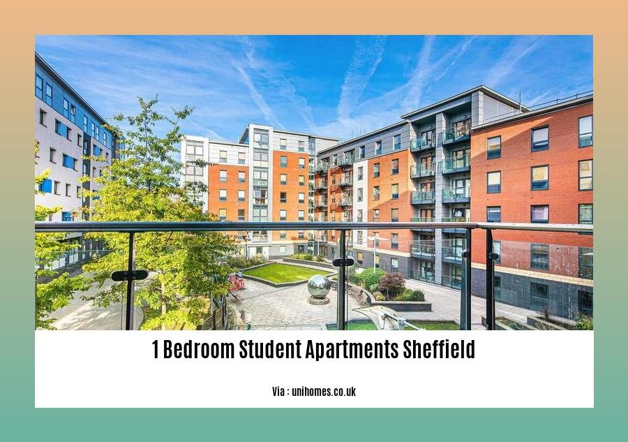 1 bedroom student apartments sheffield