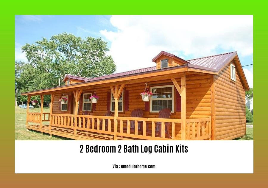 2 bedroom 2 bath log cabin kits
