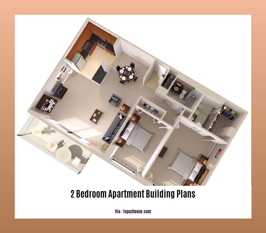 2 bedroom apartment building plans