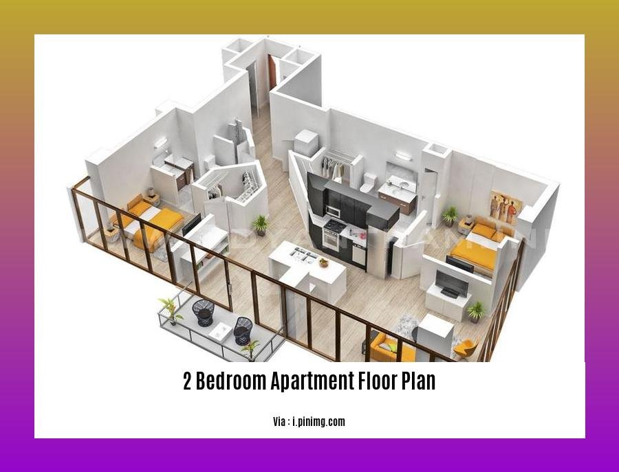 2 bedroom apartment floor plan