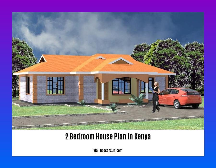 2 bedroom house plan in kenya