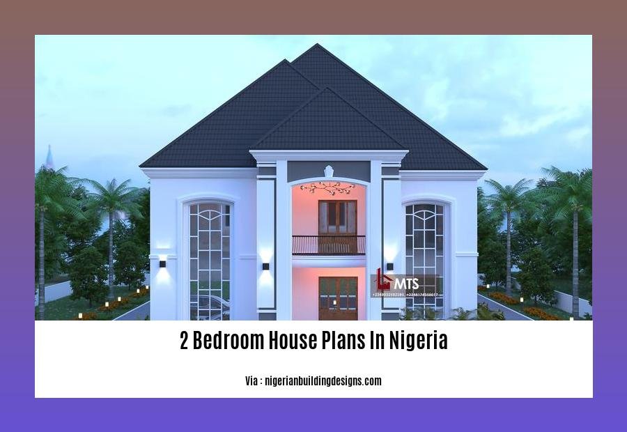 2 bedroom house plans in nigeria