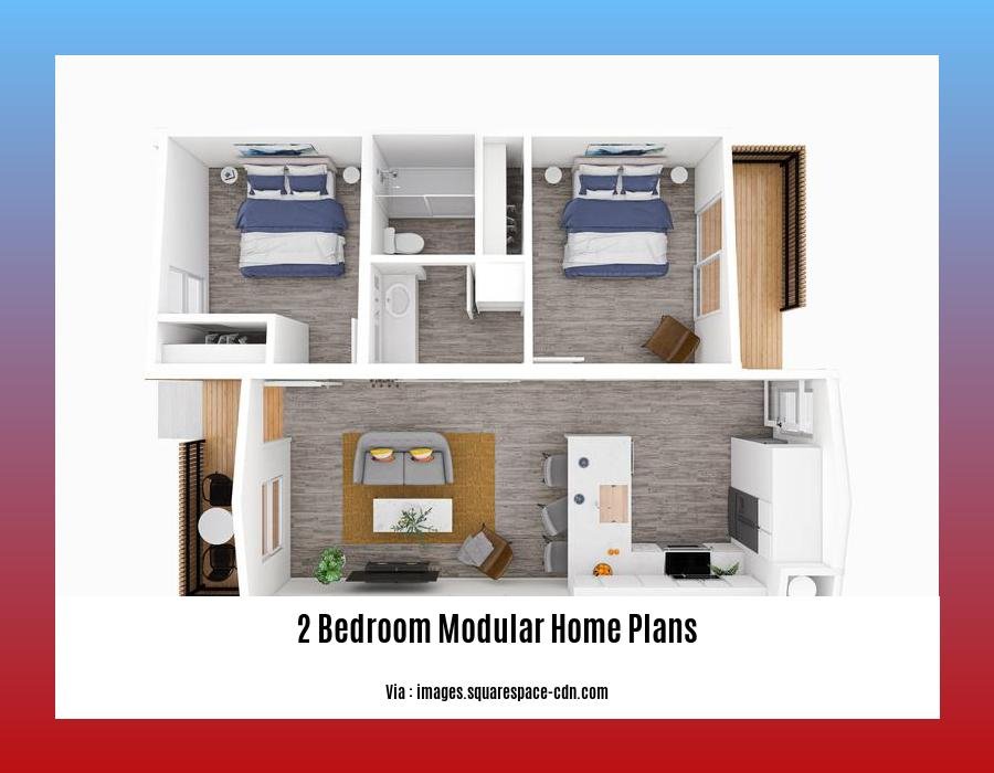 2 bedroom modular home plans