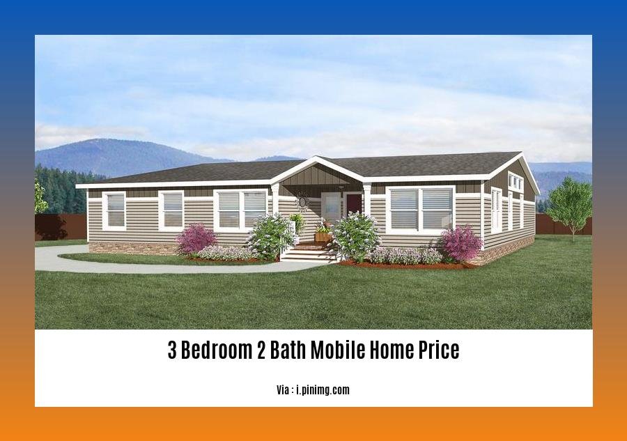 3 bedroom 2 bath mobile home price