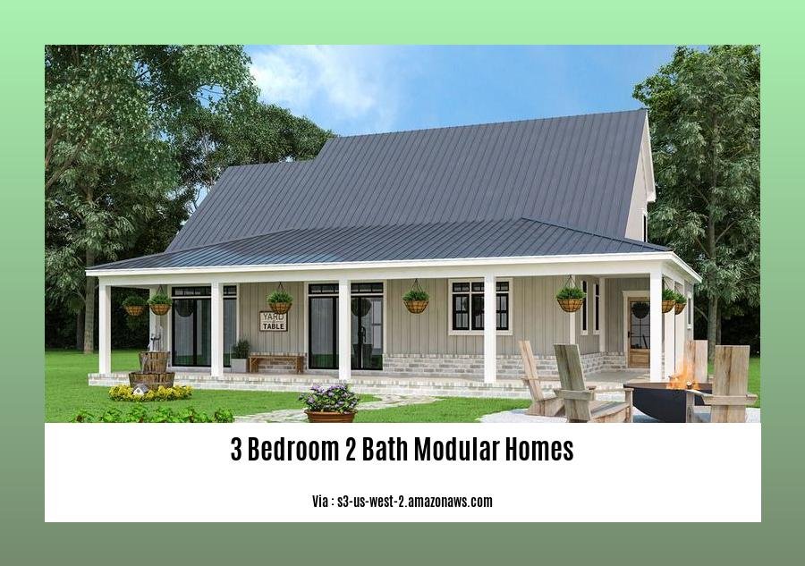 3 bedroom 2 bath modular homes