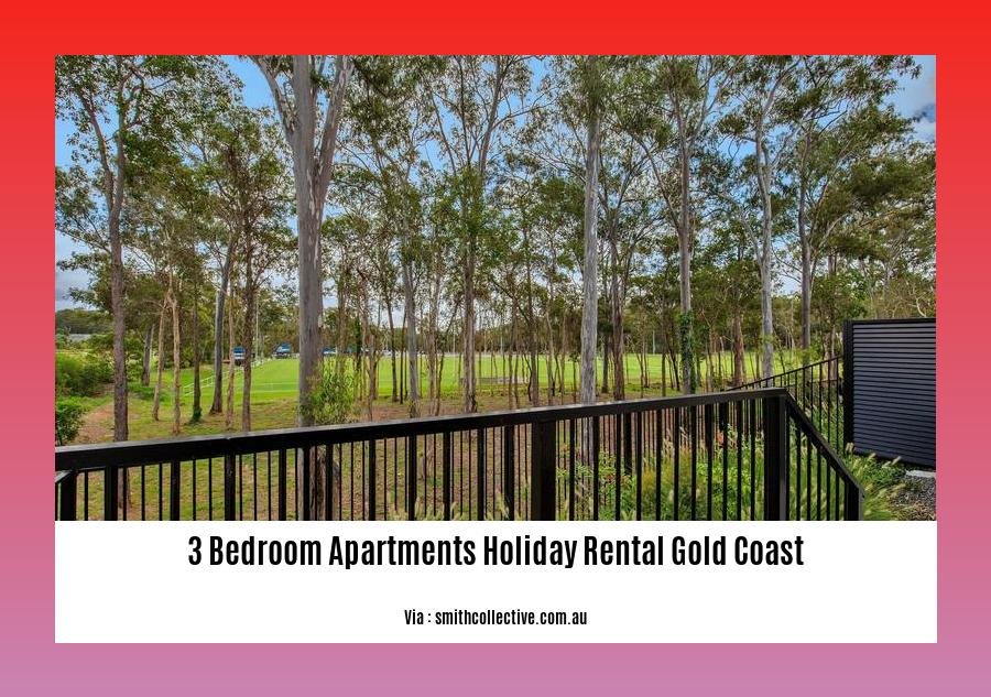 3 bedroom apartments holiday rental gold coast