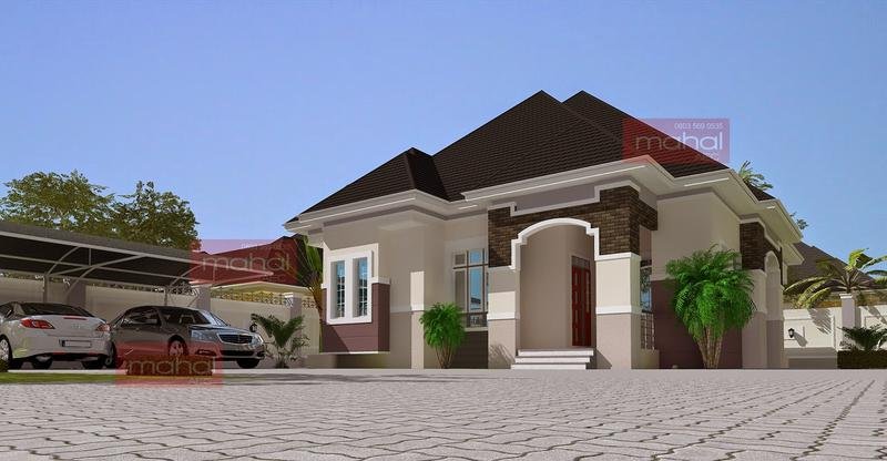 3 bedroom bungalow floor plan in nigeria