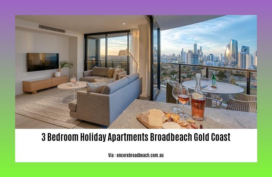 3 bedroom holiday apartments broadbeach gold coast