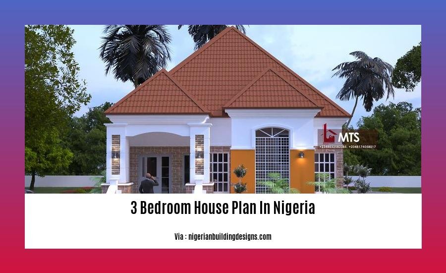 3 bedroom house plan in nigeria