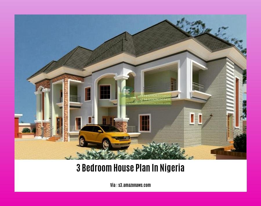 3 bedroom house plan in nigeria
