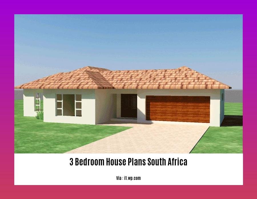 3 bedroom house plans south africa