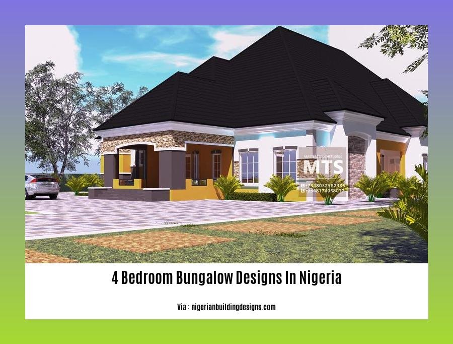 4 bedroom bungalow designs in nigeria