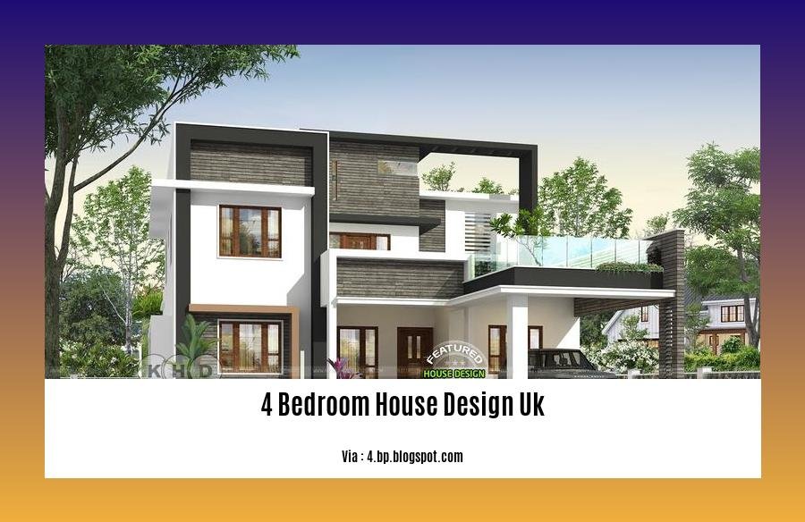 4 bedroom house design uk
