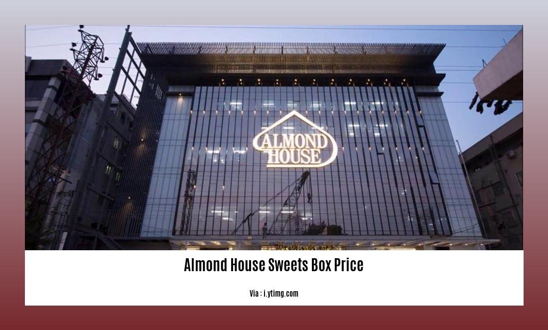 Almond house sweets box price