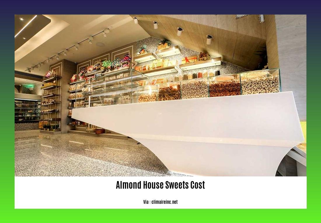 Almond house sweets cost