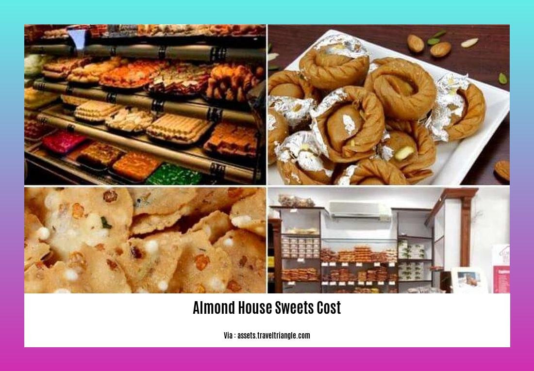Almond house sweets cost