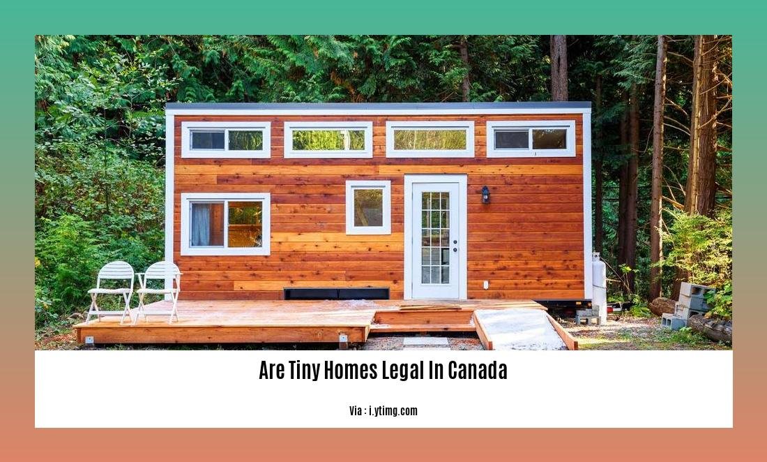 Are tiny homes legal in Canada