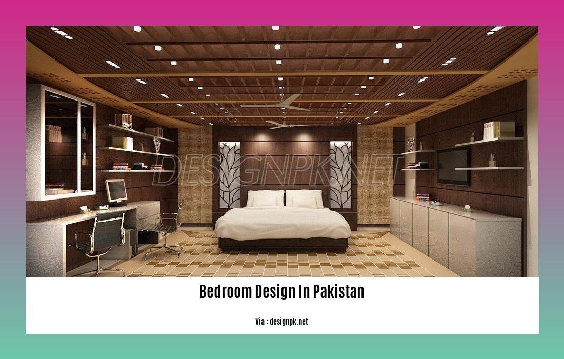 Bedroom design in Pakistan