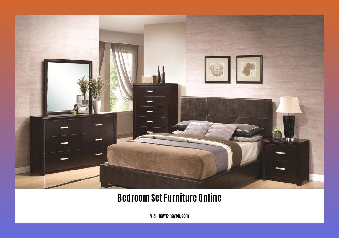 Bedroom set furniture online