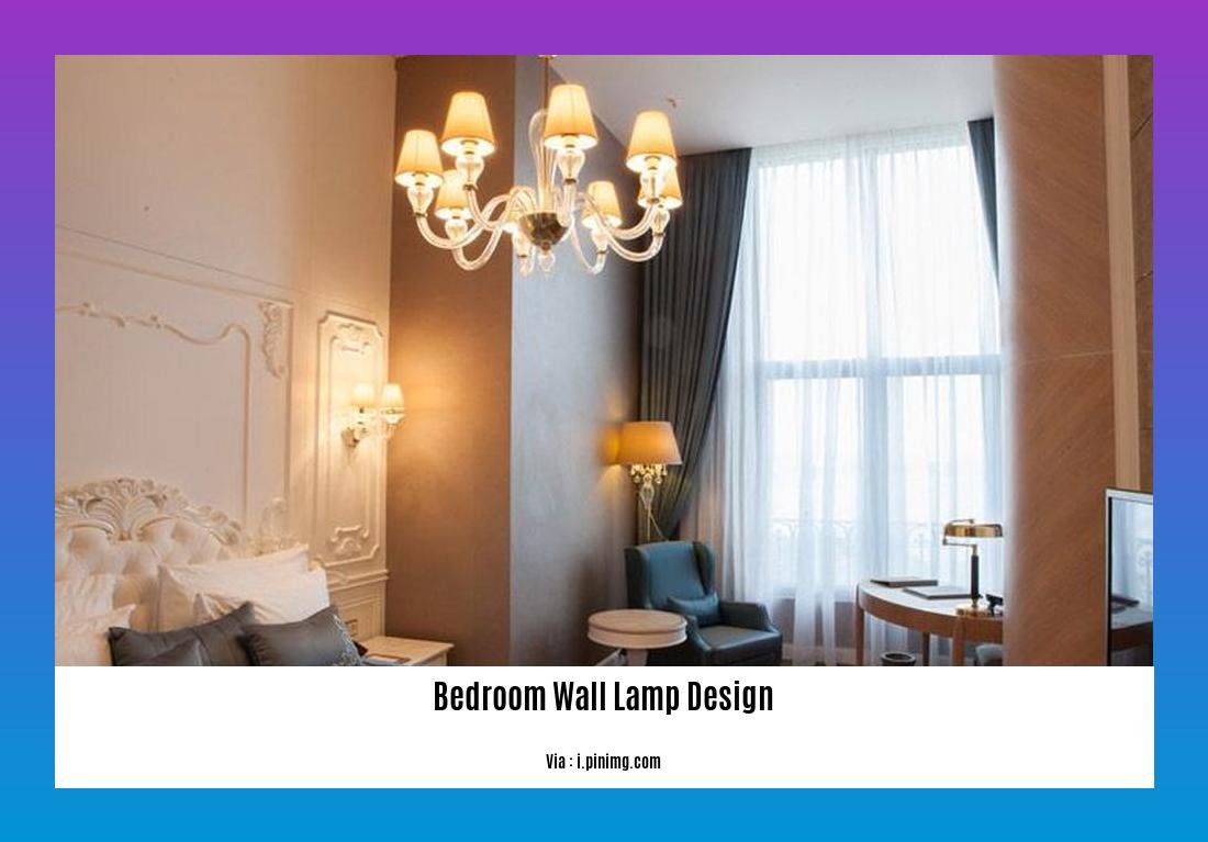 Bedroom wall lamp design