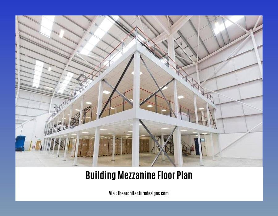 Building mezzanine floor plan