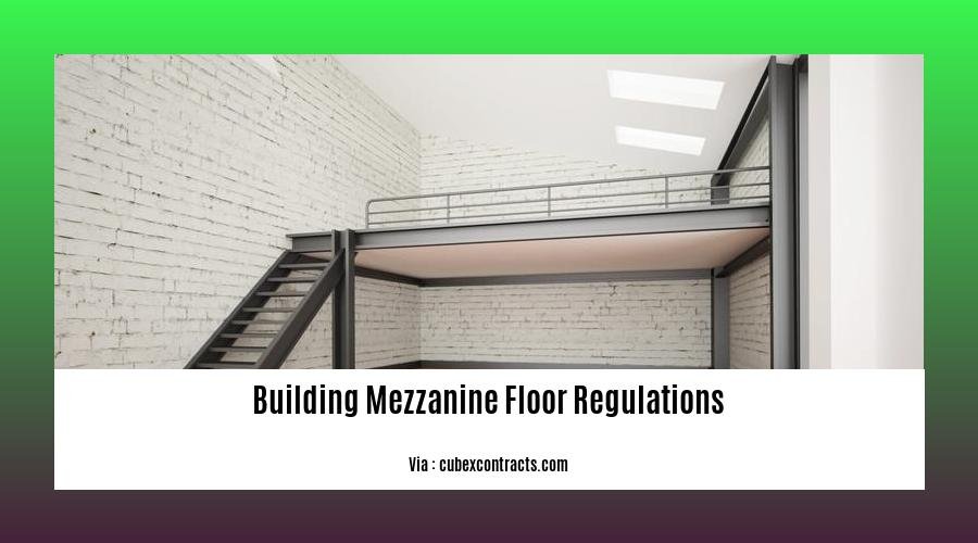 Building mezzanine floor regulations