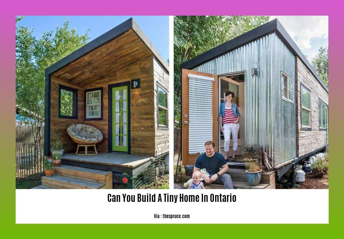 Can you build a tiny home in Ontario