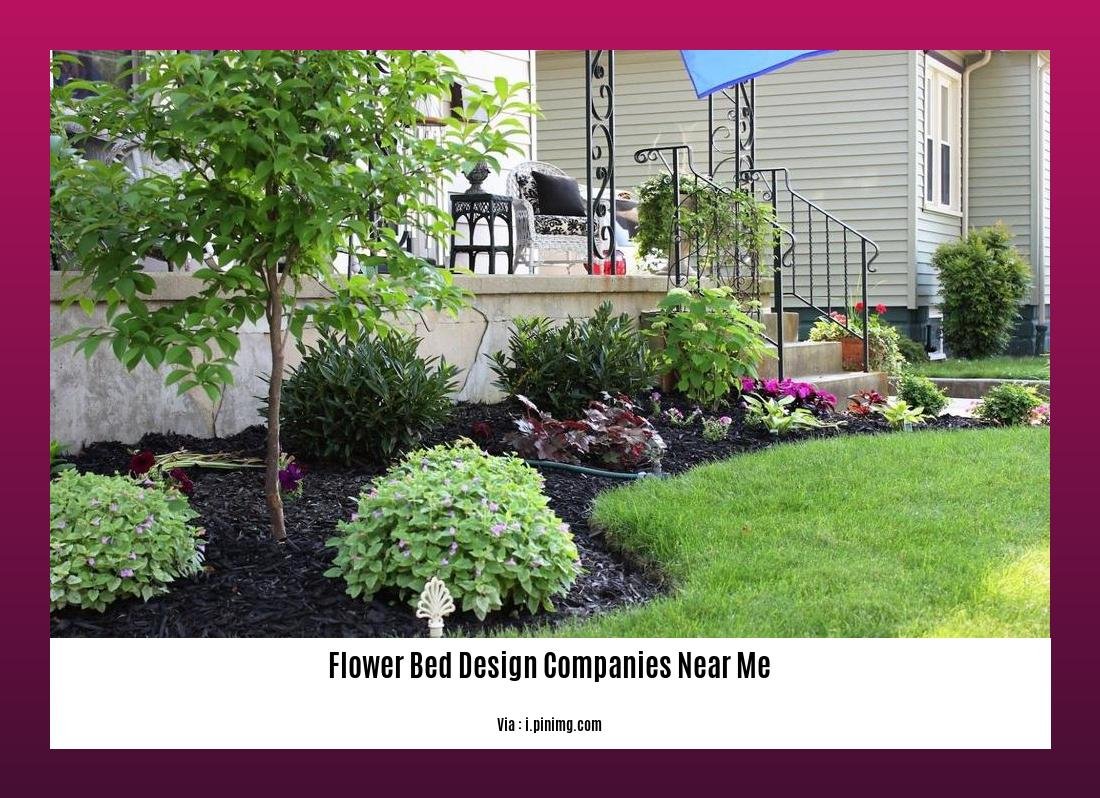 Flower bed design companies near me