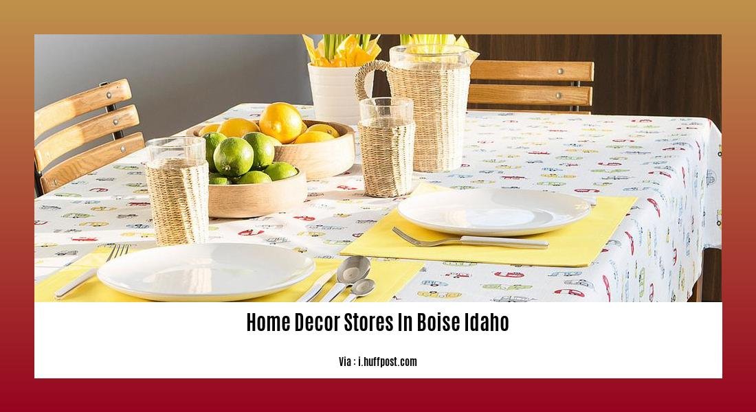 Home decor stores in Boise Idaho