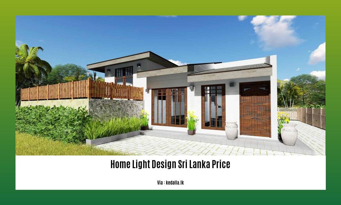 Home light design Sri Lanka price