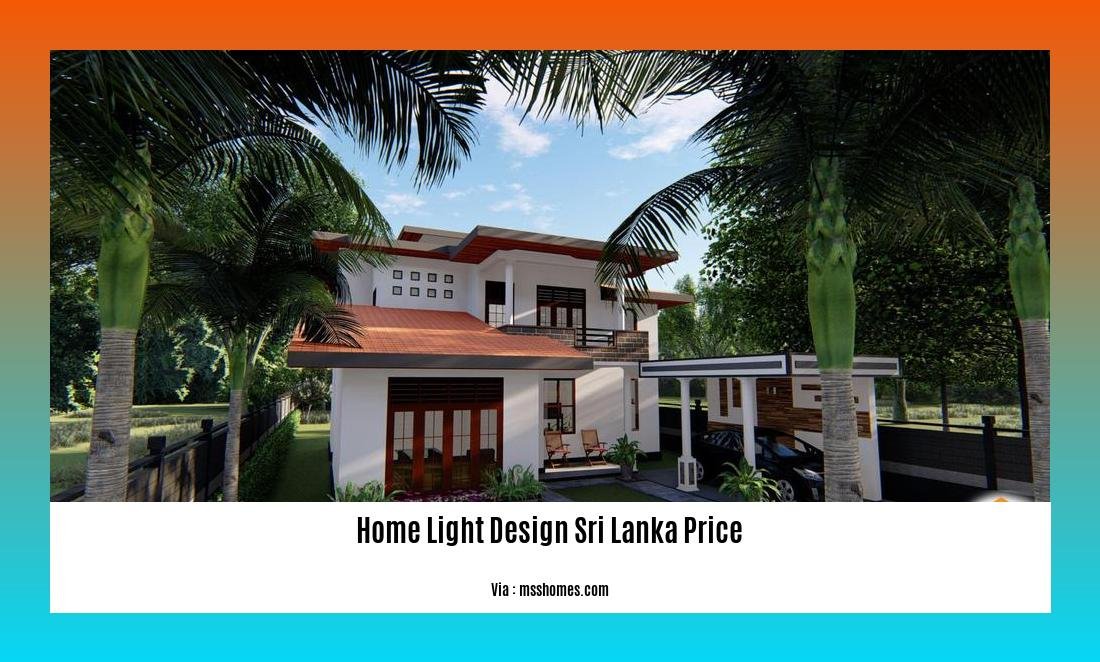 Home light design Sri Lanka price