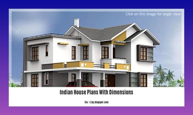 Indian House Plans With Dimensions