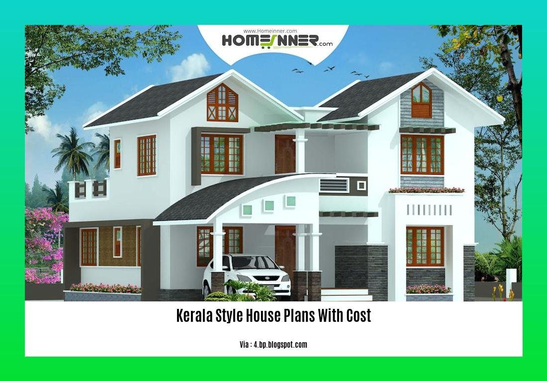 Kerala style house plans with cost