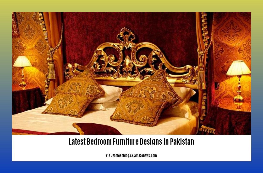 Latest bedroom furniture designs in Pakistan
