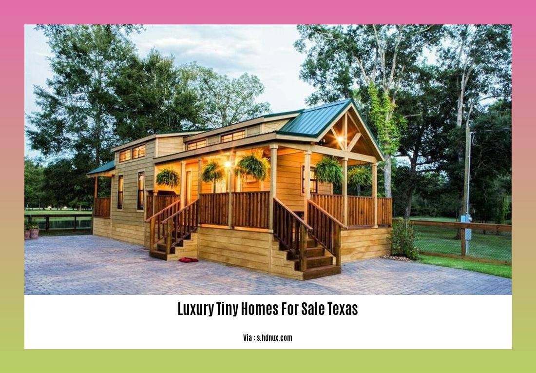 Luxury tiny homes for sale Texas