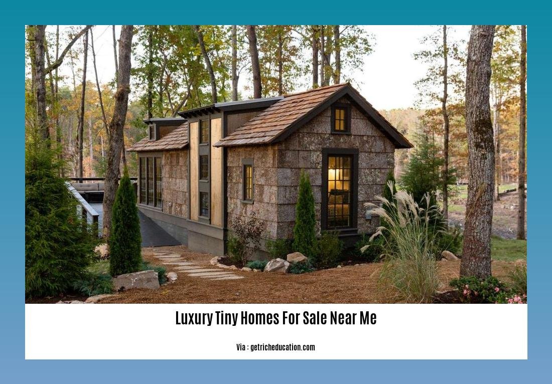 Luxury tiny homes for sale near me