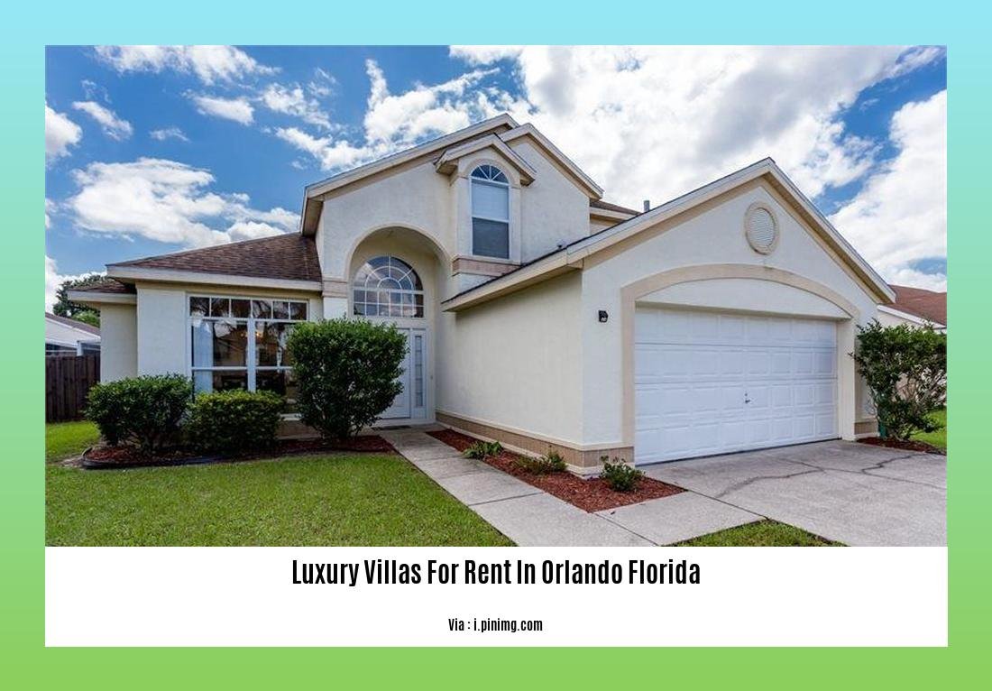 Luxury villas for rent in Orlando Florida