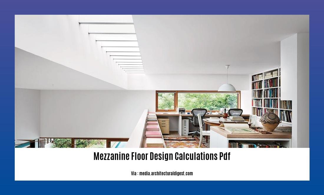 Mezzanine floor design calculations PDF