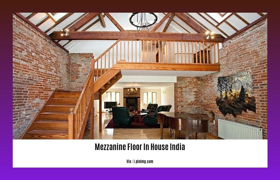 Mezzanine floor in house India