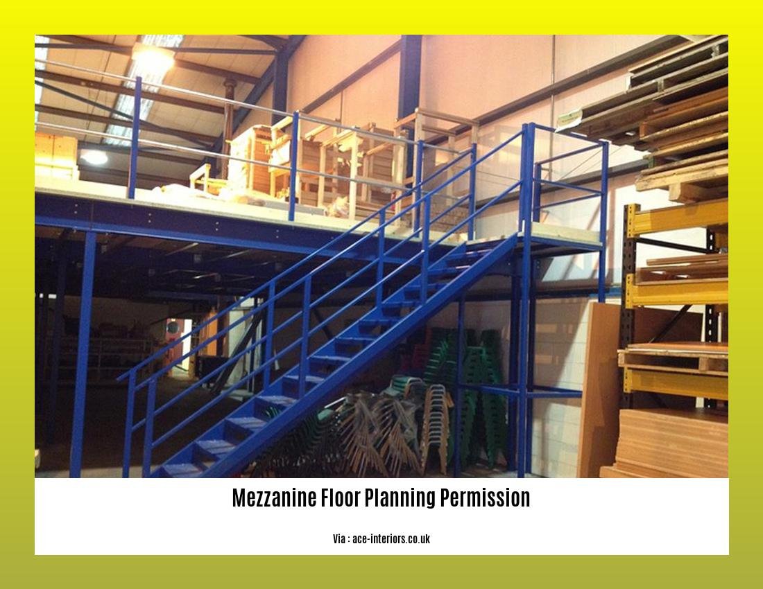 Mezzanine floor planning permission
