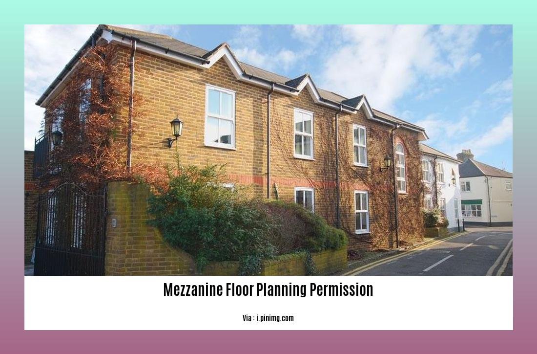 Mezzanine floor planning permission