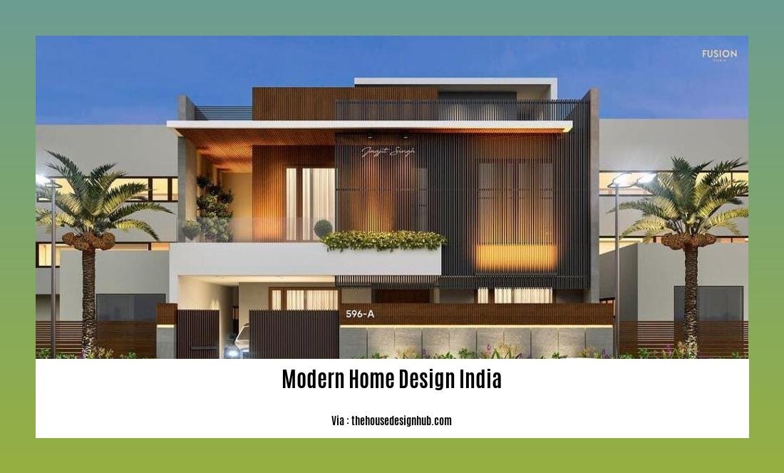 Modern home design India