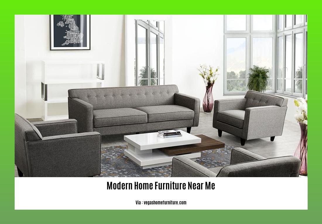 Modern home furniture near me