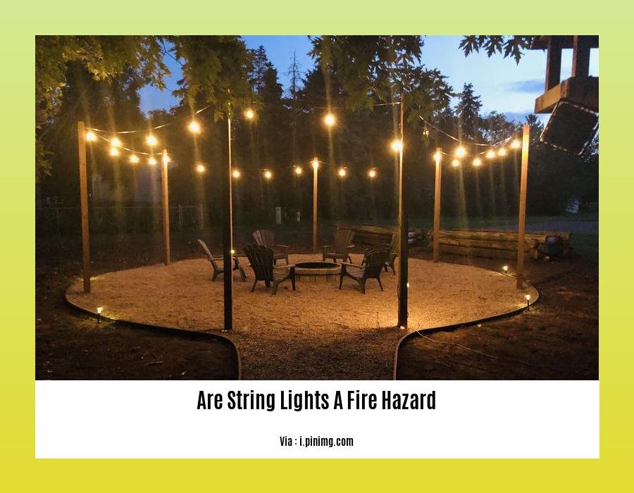 are string lights a fire hazard