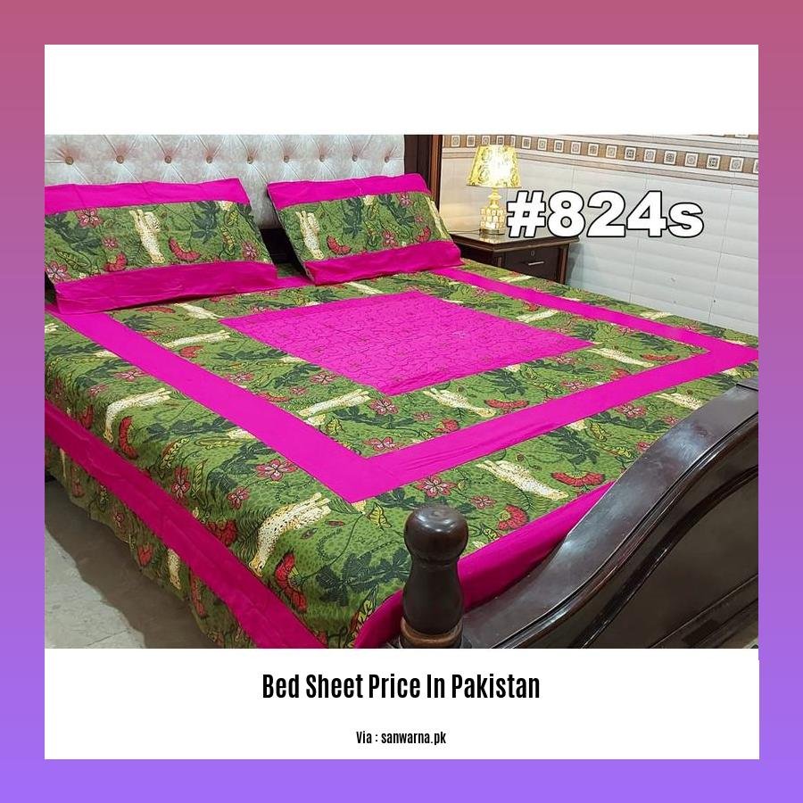 bed sheet price in pakistan