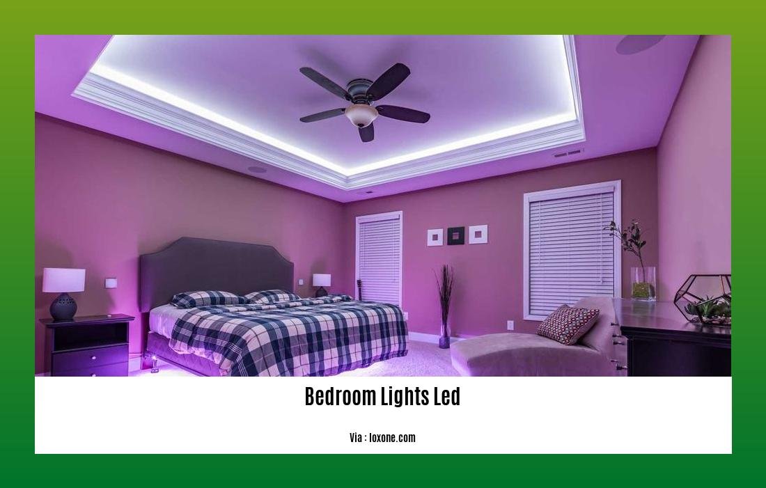 bedroom lights led