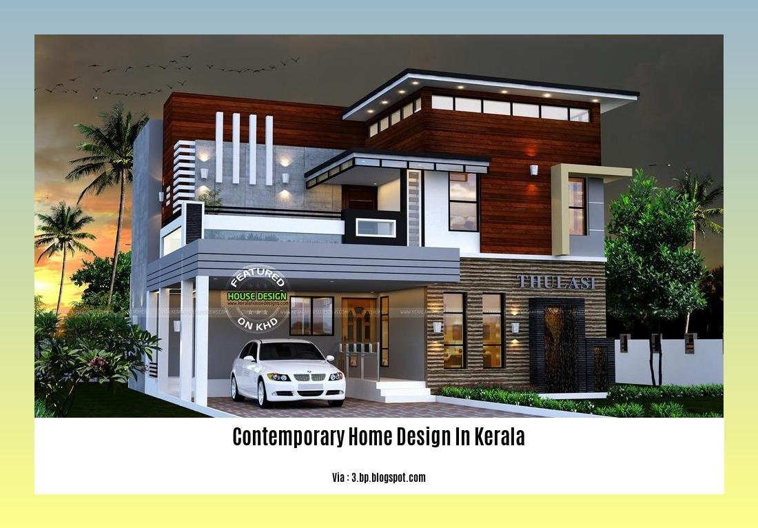 contemporary home design in kerala