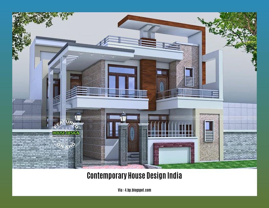 contemporary house design india